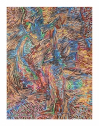 абстрактная картина "Сброс листьев в Листопадном лесу"